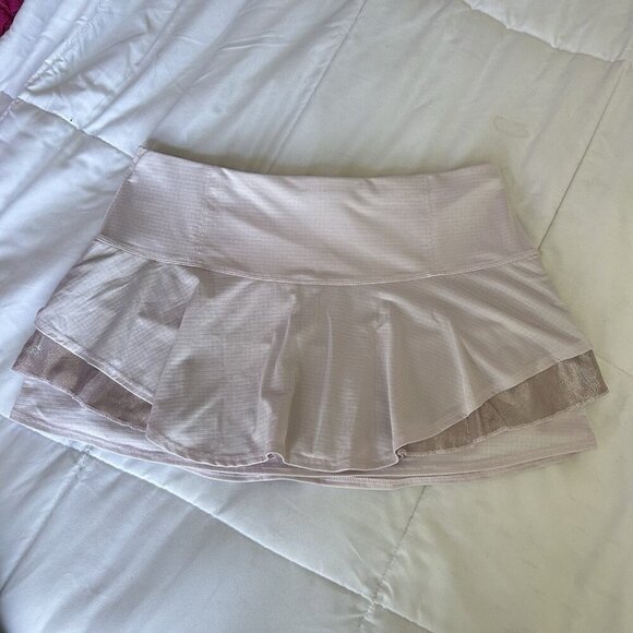 Lucky in Love Multilayer Flip Tennis Skirt Skort Size Large L Baby Pink Coquette - Picture 1 of 7